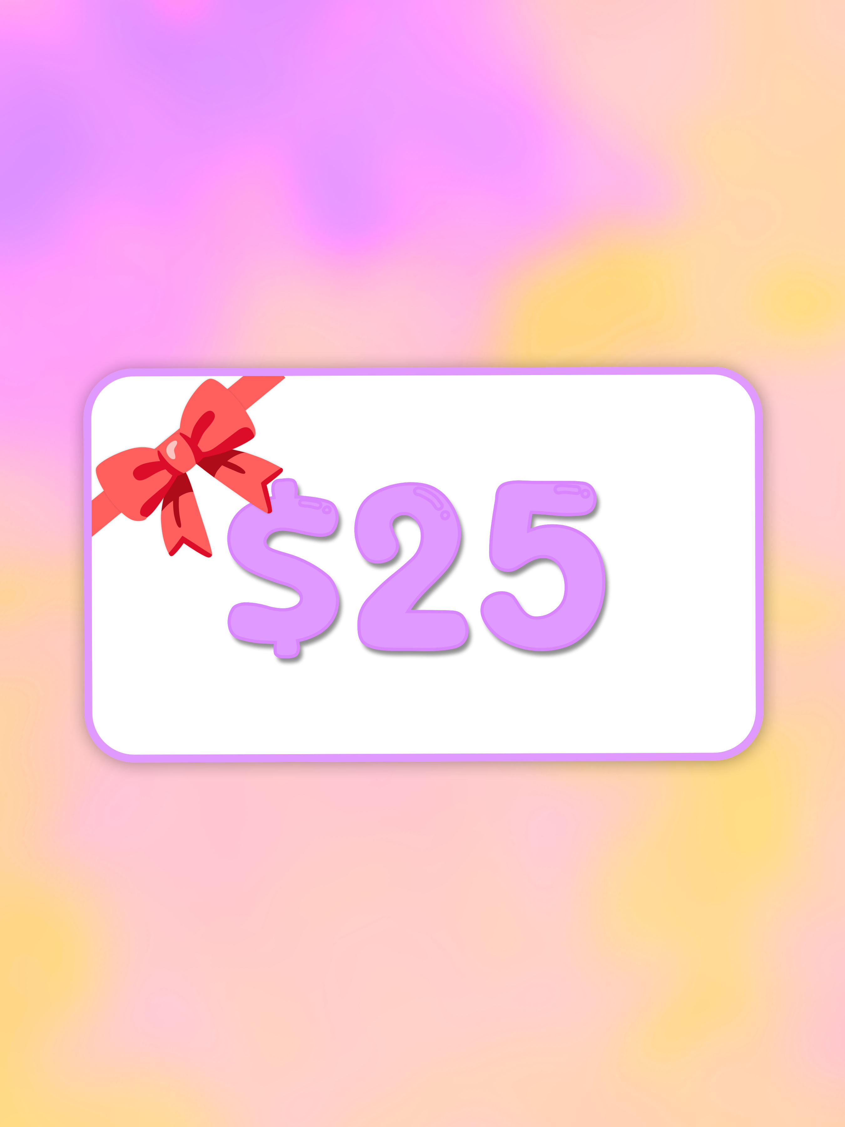 It's Custom Embroidery Gift Card!
