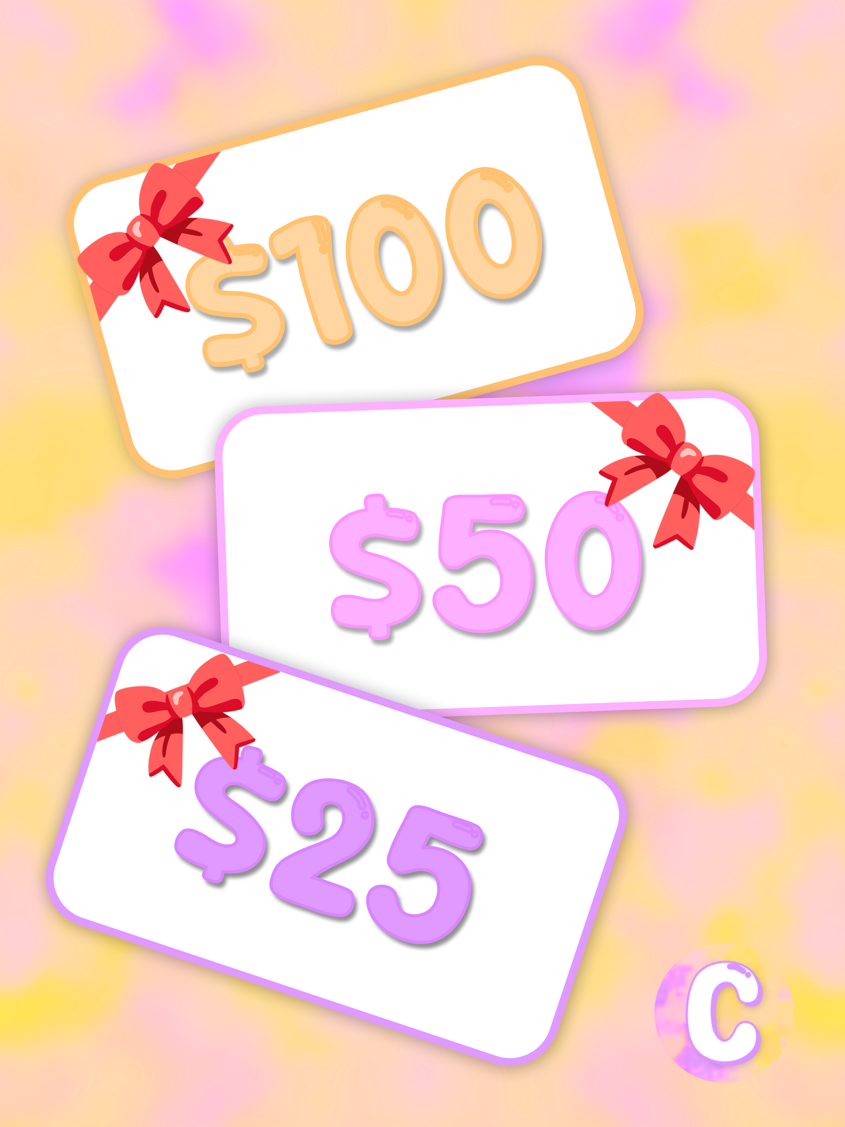 It's Custom Embroidery Gift Card!
