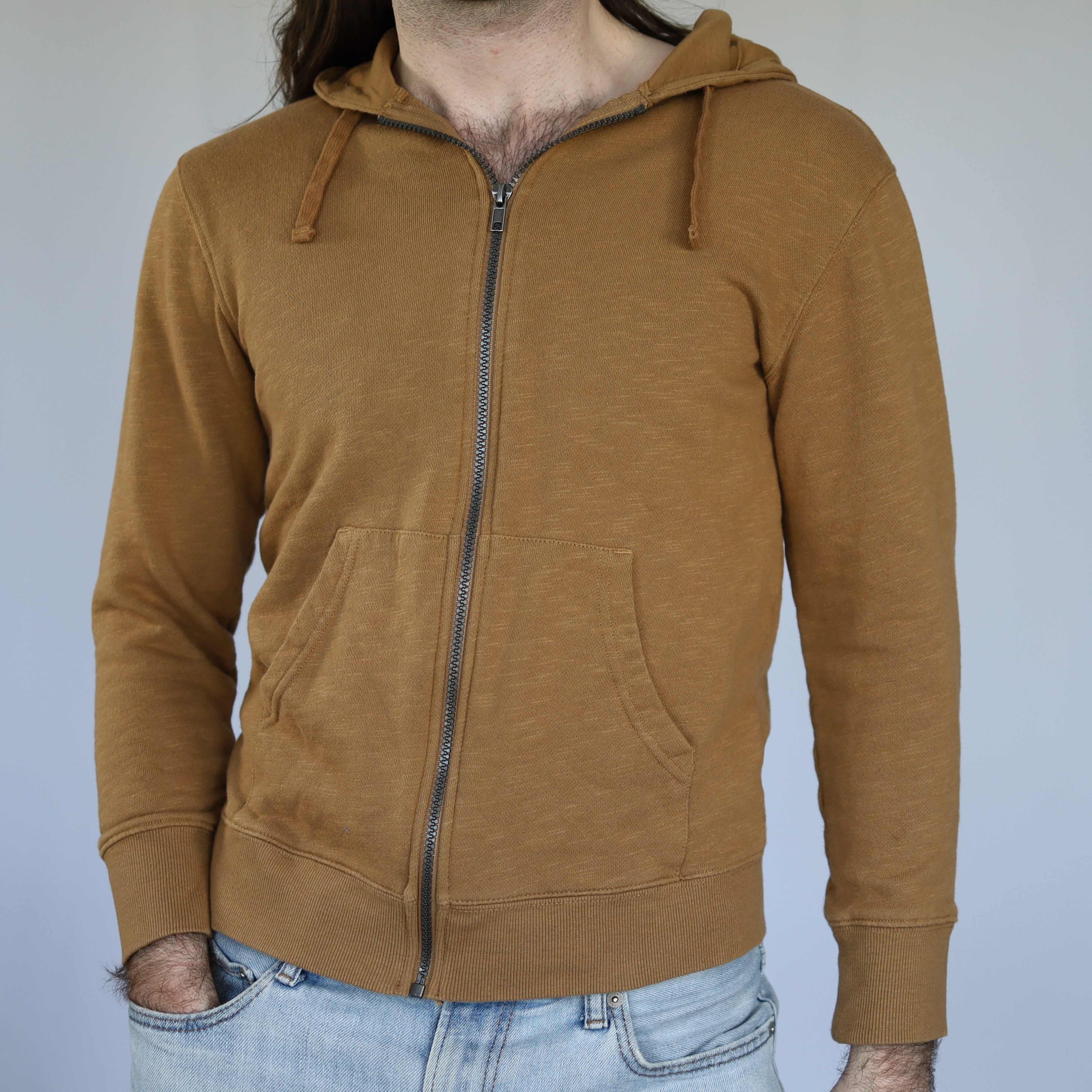 M.Y.O Thrifted Hooded Zipper Jacket (XS) #0434