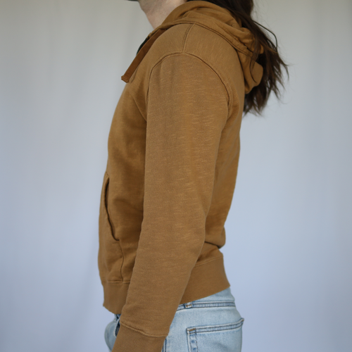 M.Y.O Thrifted Hooded Zipper Jacket (XS) #0434