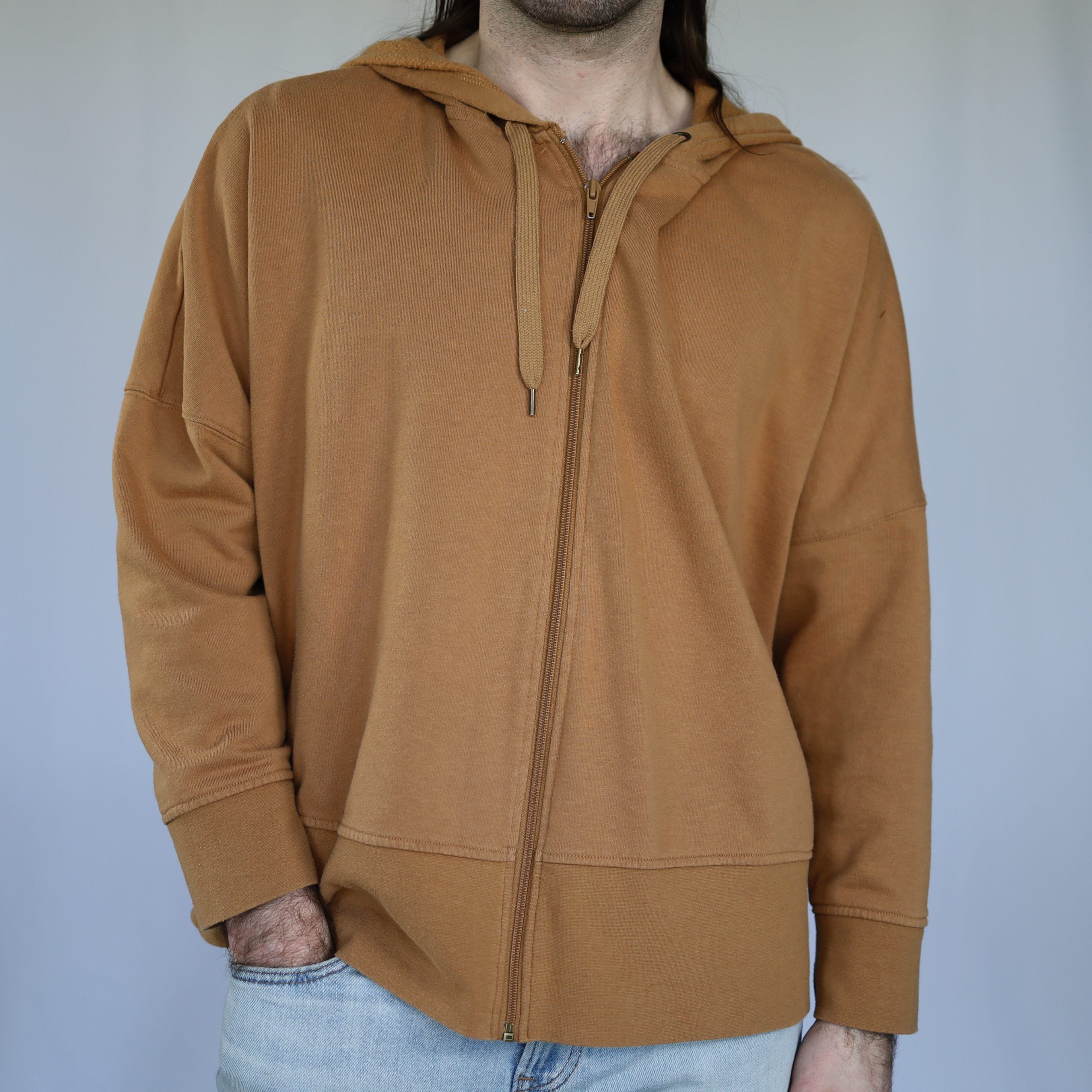 M.Y.O Thrifted Zipped Hooded Jumper (L) #0487