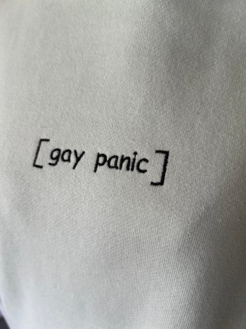 "gay panic" Hoodie