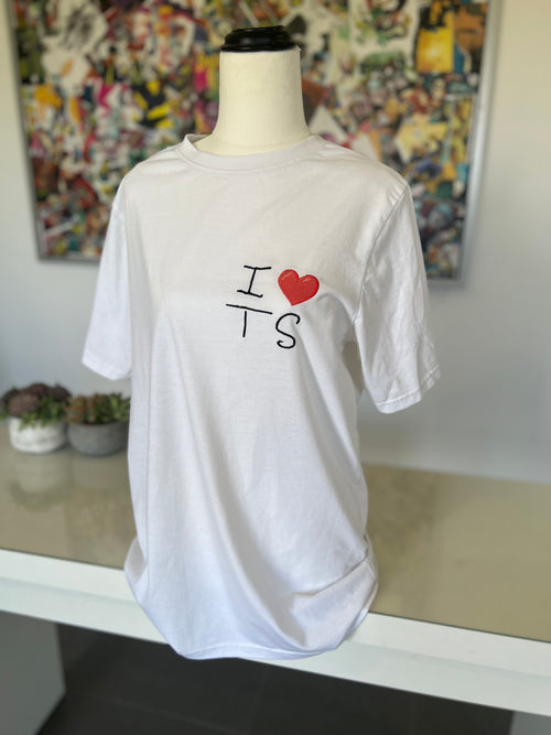 "I ❤️ TS" Upcycled Classic T-Shirt