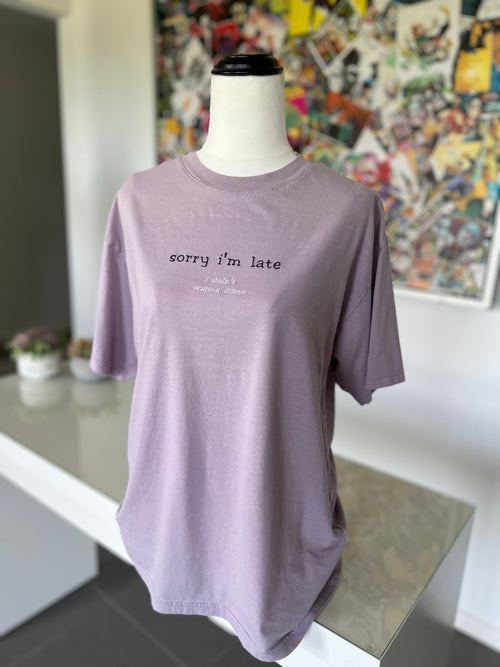 "sorry i'm late, i didn't wanna come" T-Shirt